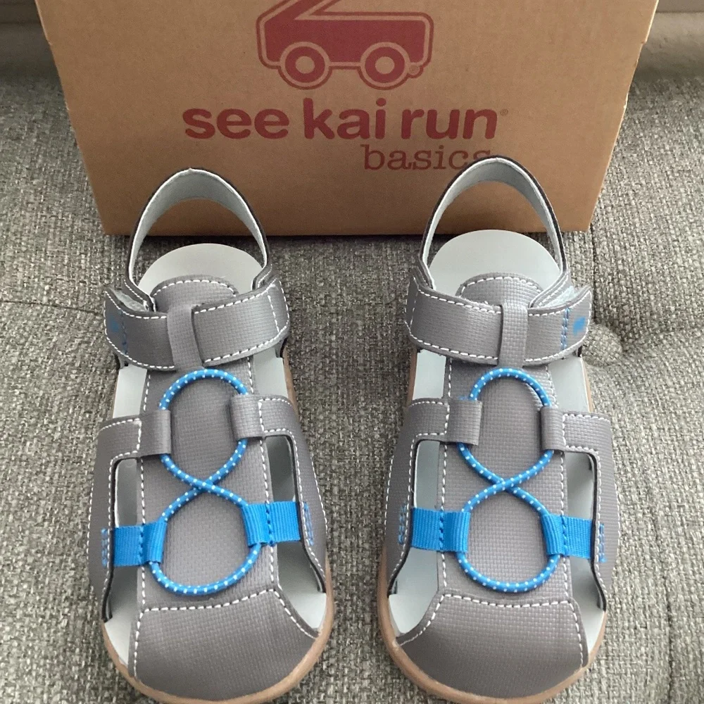 See Kai Run Kids' Callan Sandal (Walker), size 11 M